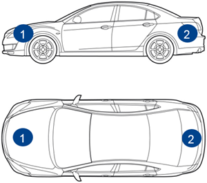 Emplacement code couleur Alfa Romeo