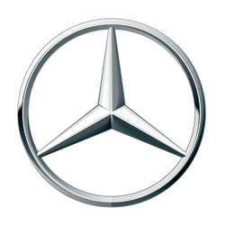 Mercedes Benz - plaque code couleur